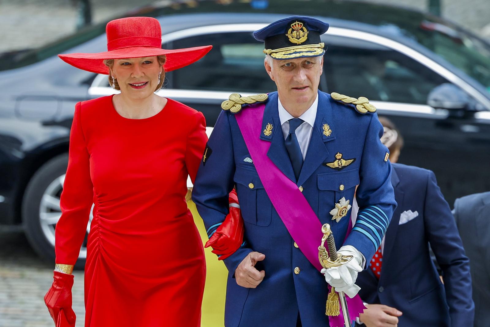 La Sublime Robe De La Reine Mathilde Pour La F Te Nationale Est Sign E