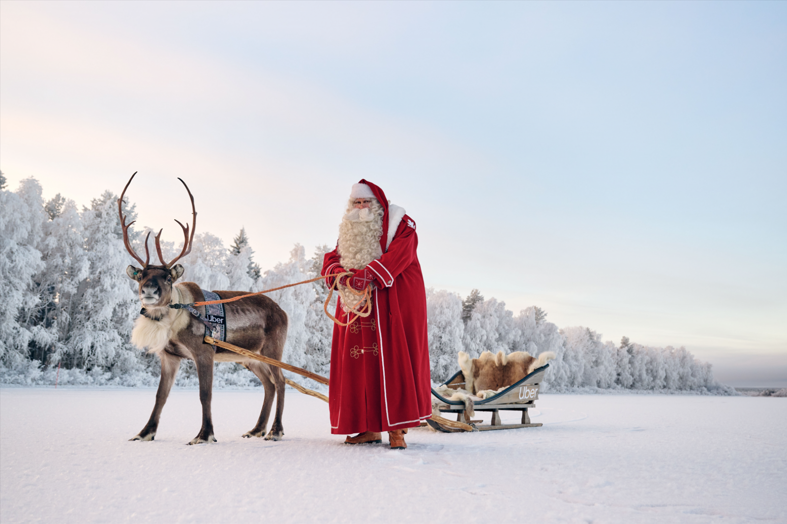 Order your reindeer sleigh ride like a taxi?  Now it’s possible!