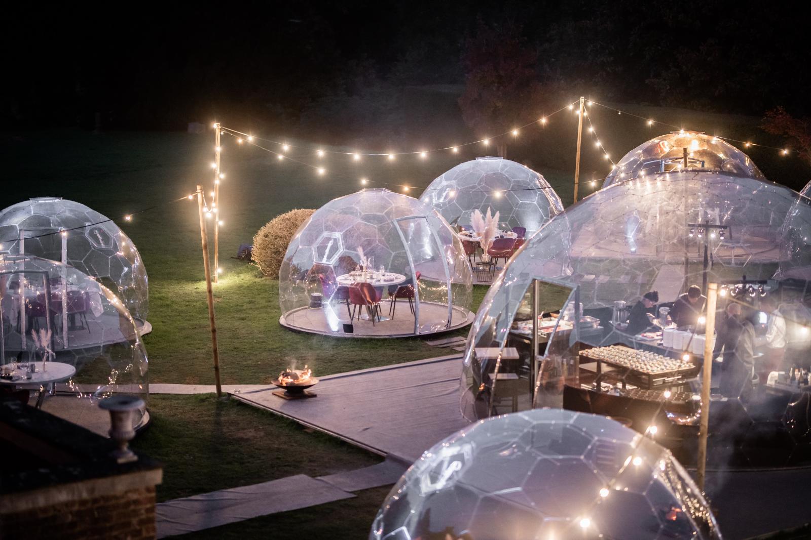 Tables insolites : les bulles gastronomiques d’Hémisphère Events