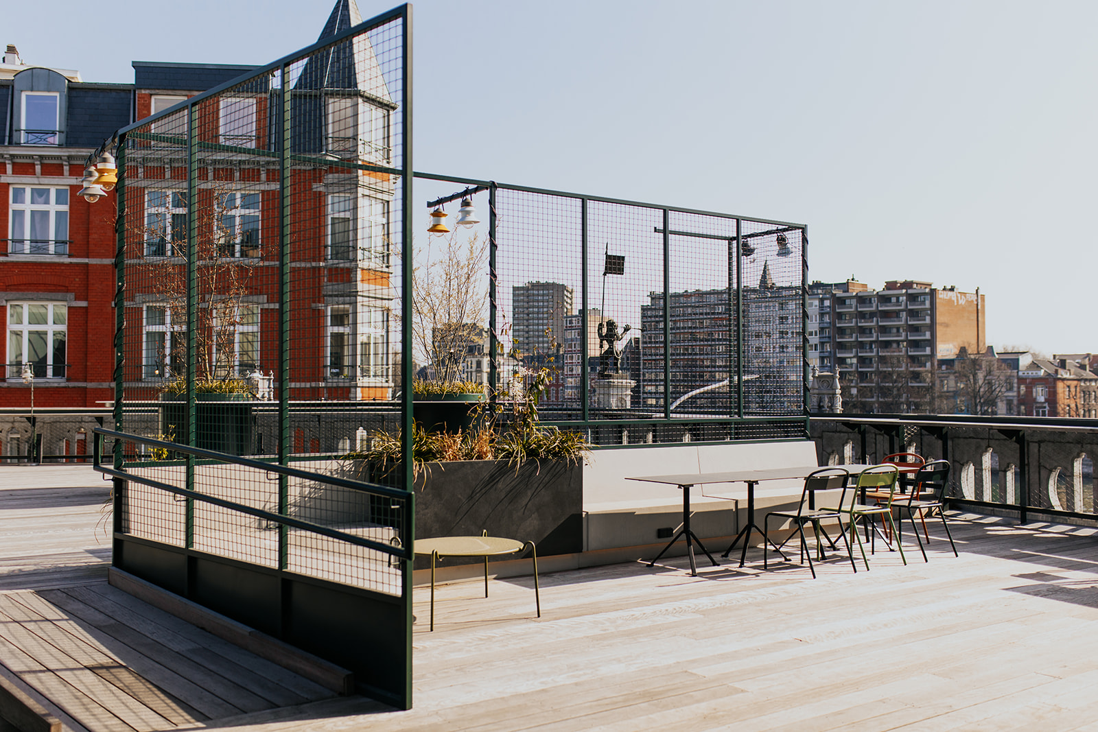 Liège le rooftop de la Grand Poste, une terrasse au top en Cité